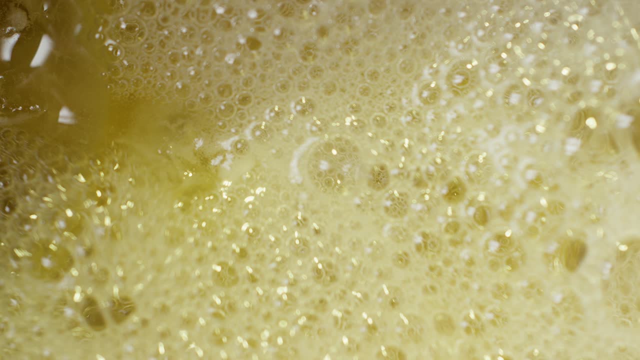 Water Is Boiling And Foaming