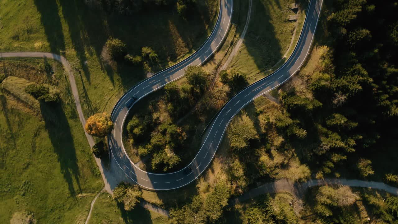 paisaje de otoño en baviera, alemania | 4k uhd d-log: perfecto para gradación de color