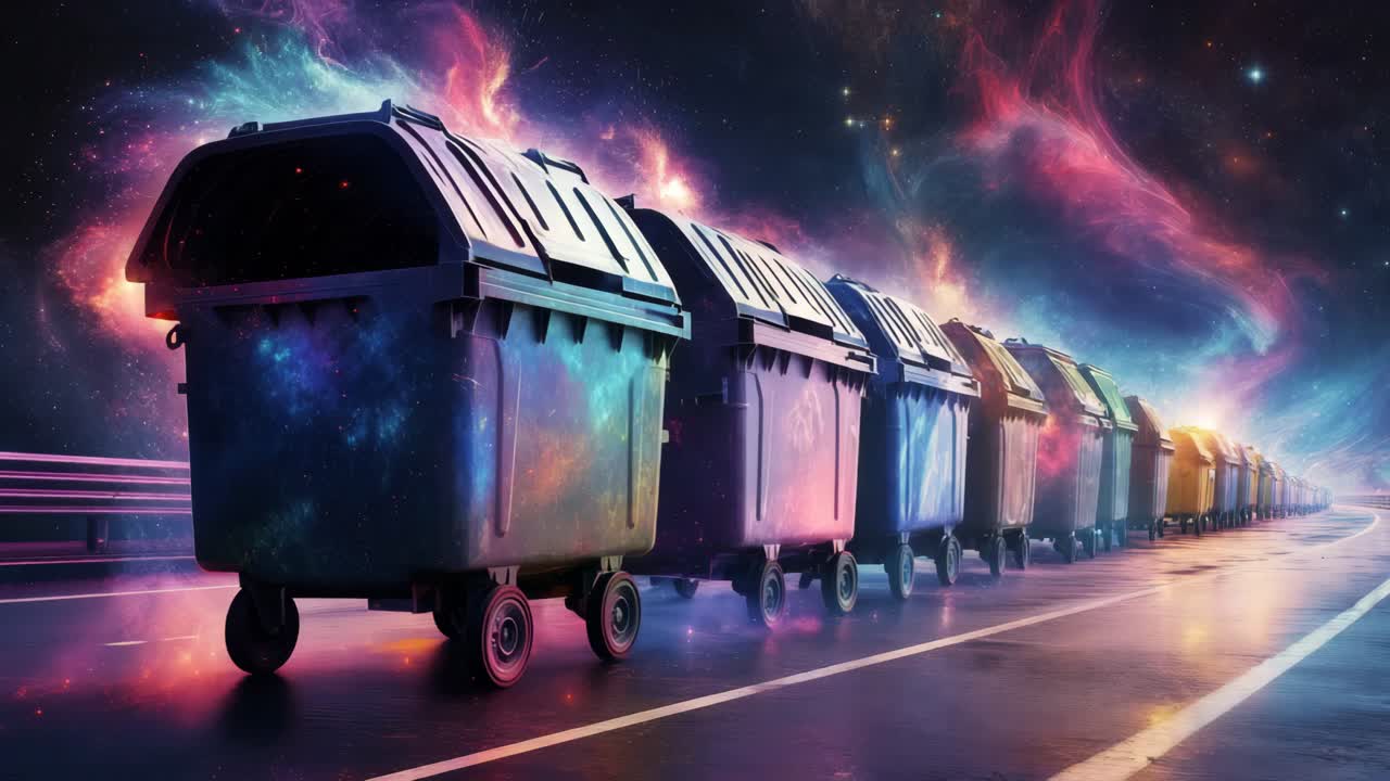 우주 고속도로의 쓰레기통