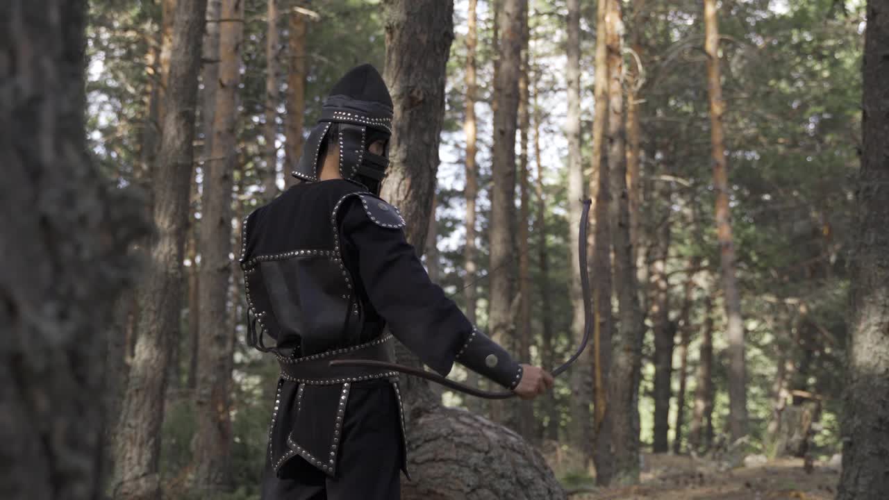 soldado arquero en las civilizaciones antiguas.