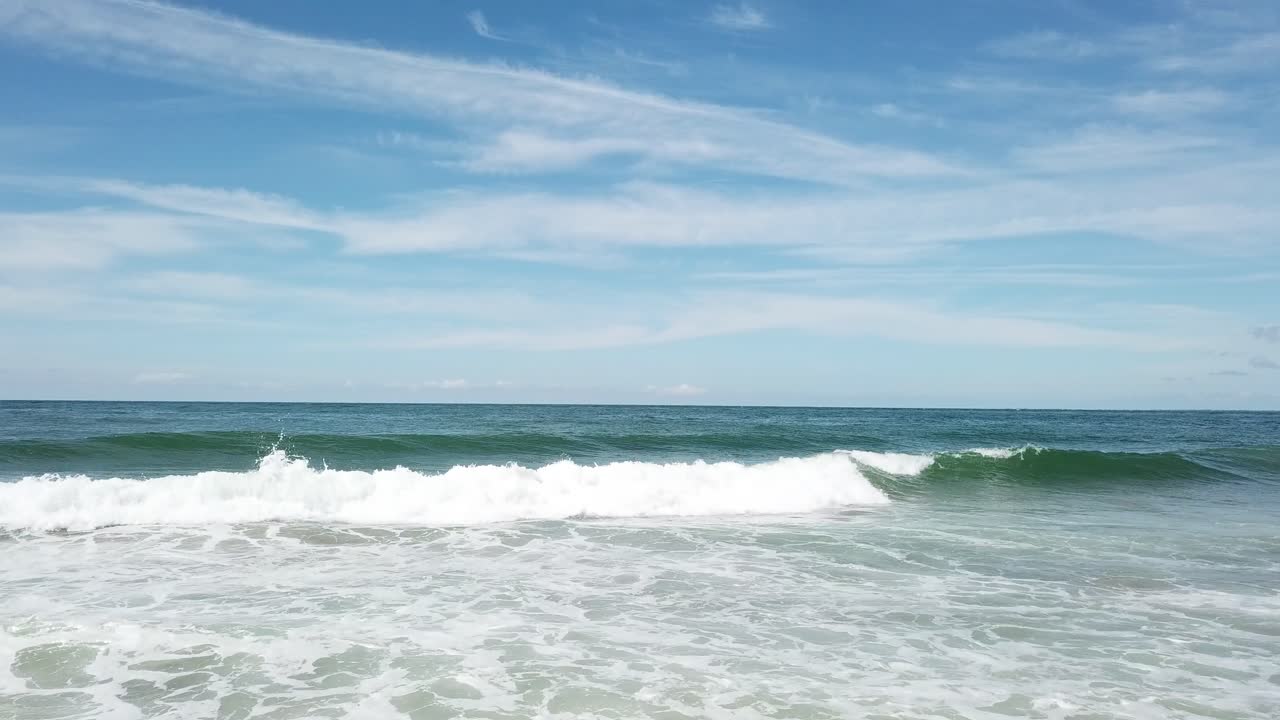 바다와 하늘 배경 풍경