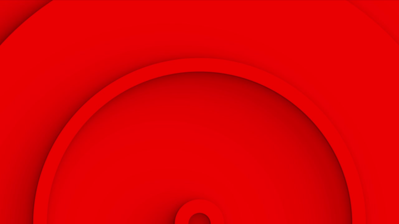 중앙에서 움직이는 빨간색 동심 원과 함께 루핑 배경 애니메이션