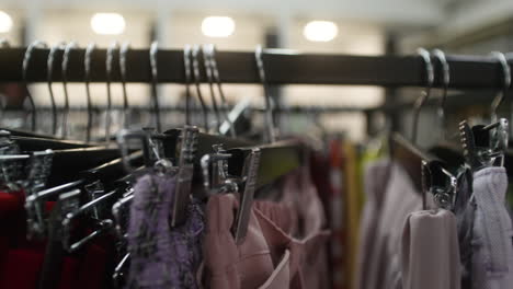 Clothes-on-hangers-in-a-store