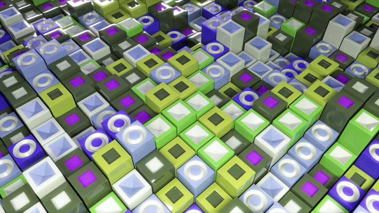 cubos geométricos abstractos