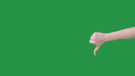 negative feedback dislike gesture hand thumb down