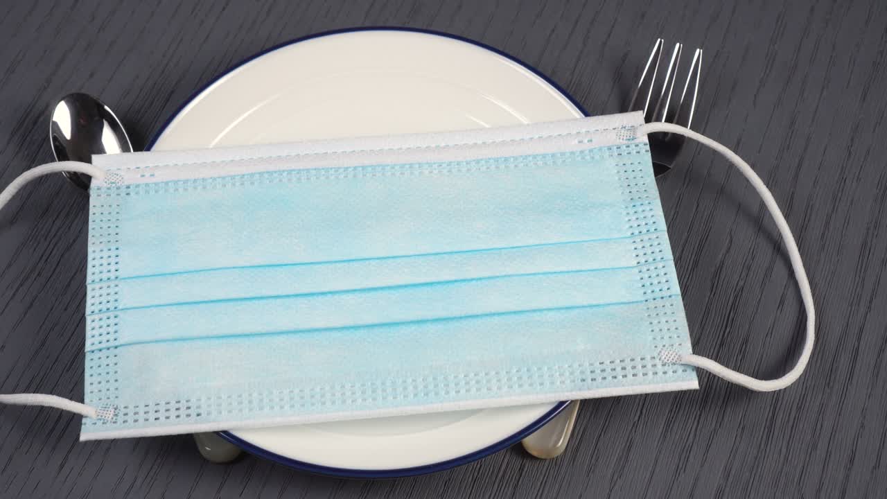 Medical Mask at the served place