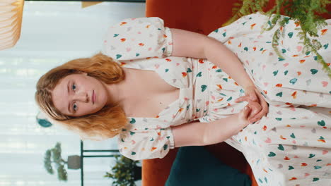 pretty woman girl asking why what reason of failure demonstrating disbelief irritation by troubles