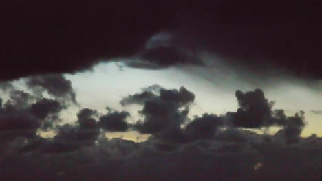 dramatic rain clouds timelapse