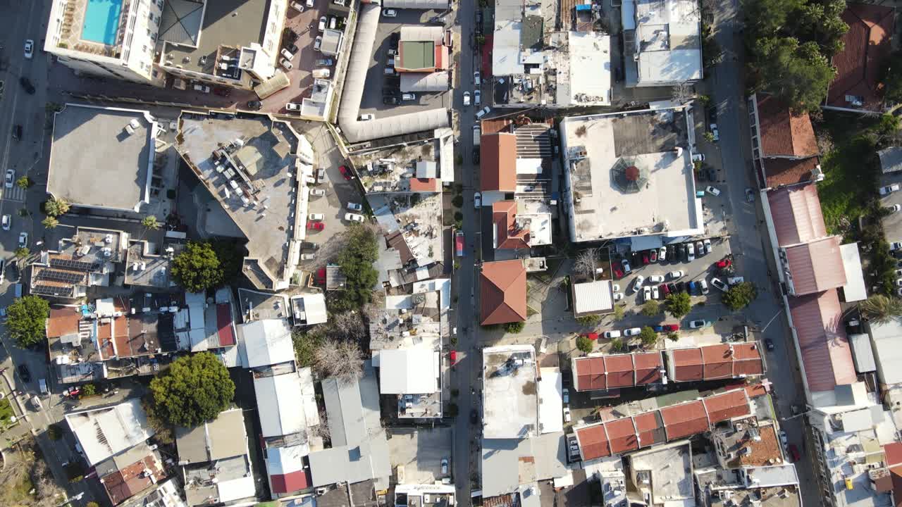 시내 중심부의 꼭대기