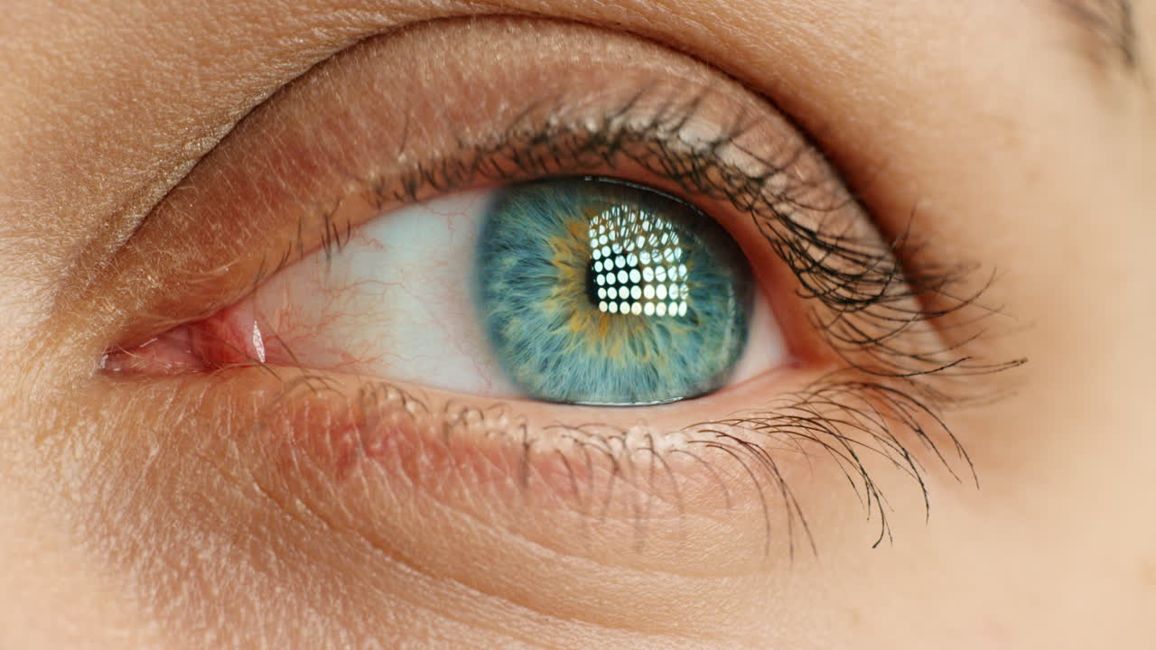 primer plano de un ojo humano