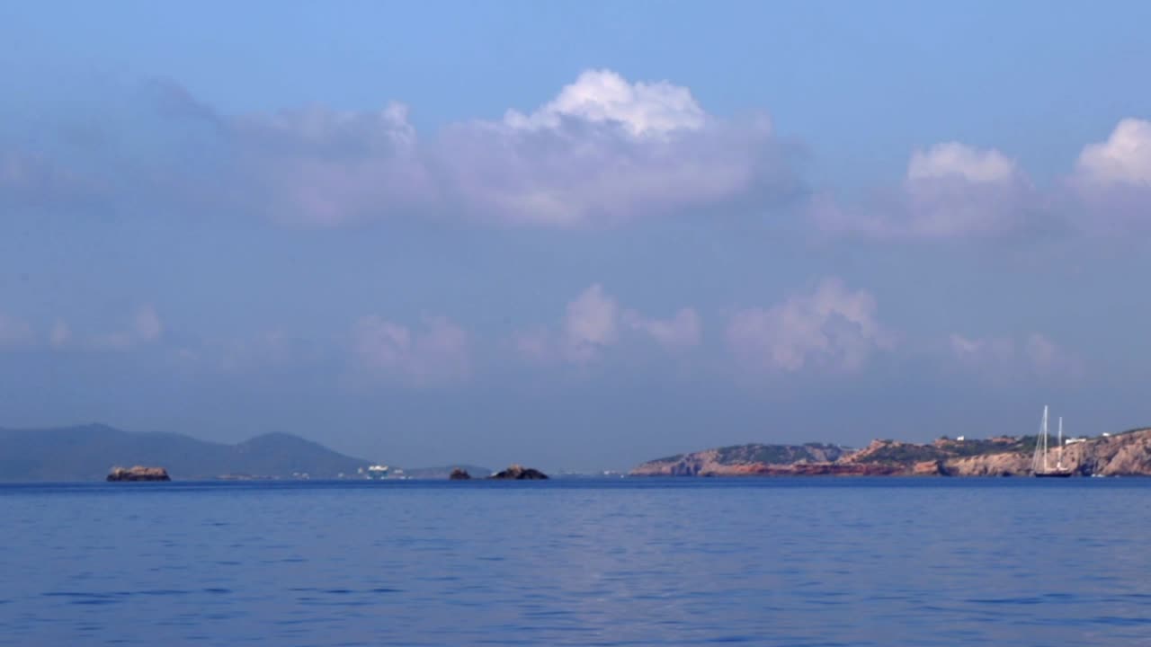 바다의 아름다운 전망