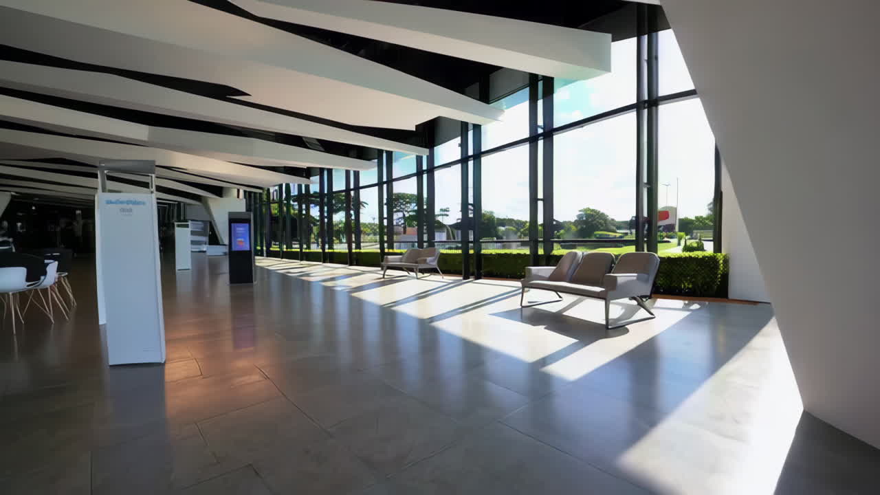 Modern Lobby of a Contemporary Building