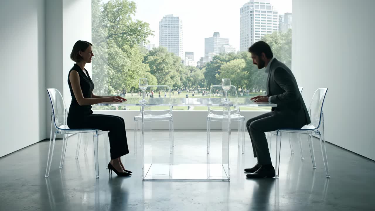 Modern Dining with City View