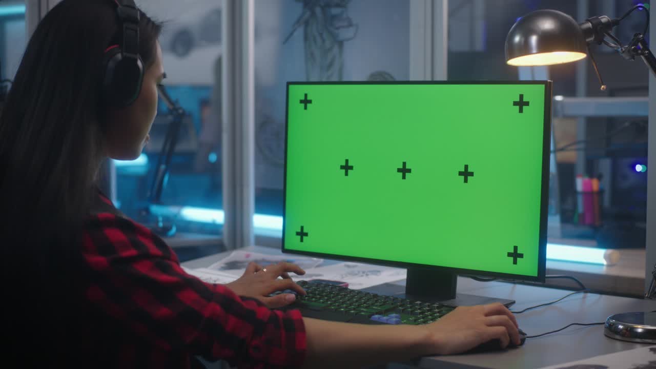 desarrollador de videojuegos en el trabajo