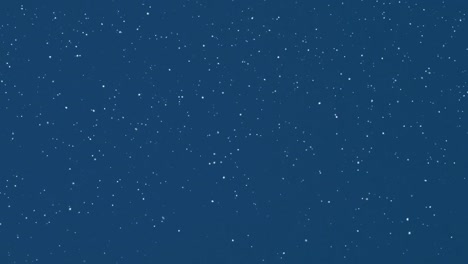 Animation-of-falling-snow-over-blue-background