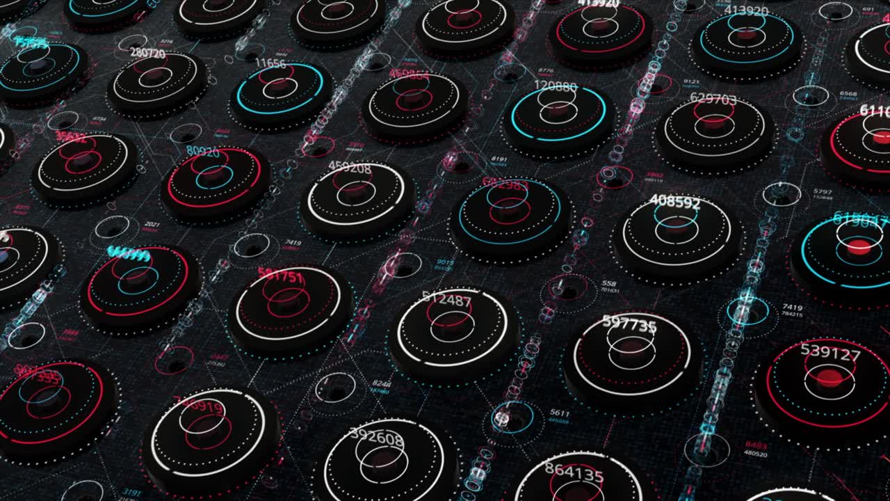 추상적인 미래 데이터 시각화