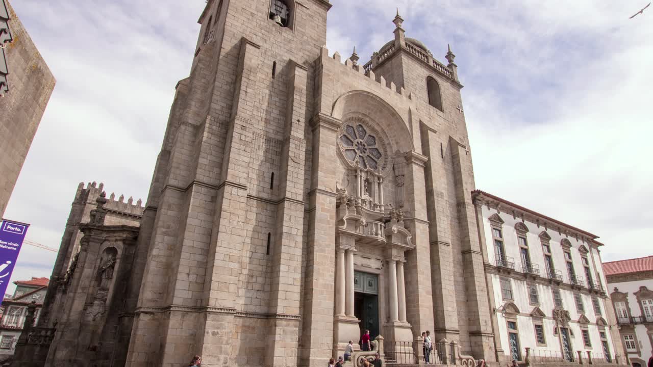 Exterior of a historic Portuguese Cathedral in Lisbon