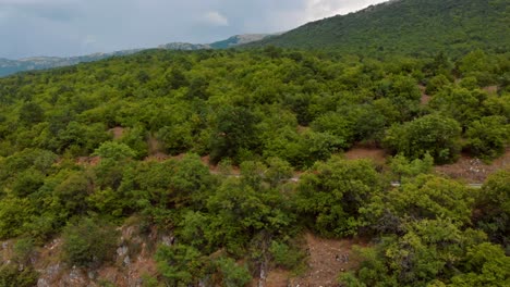 toma aérea de la costa de macedonia