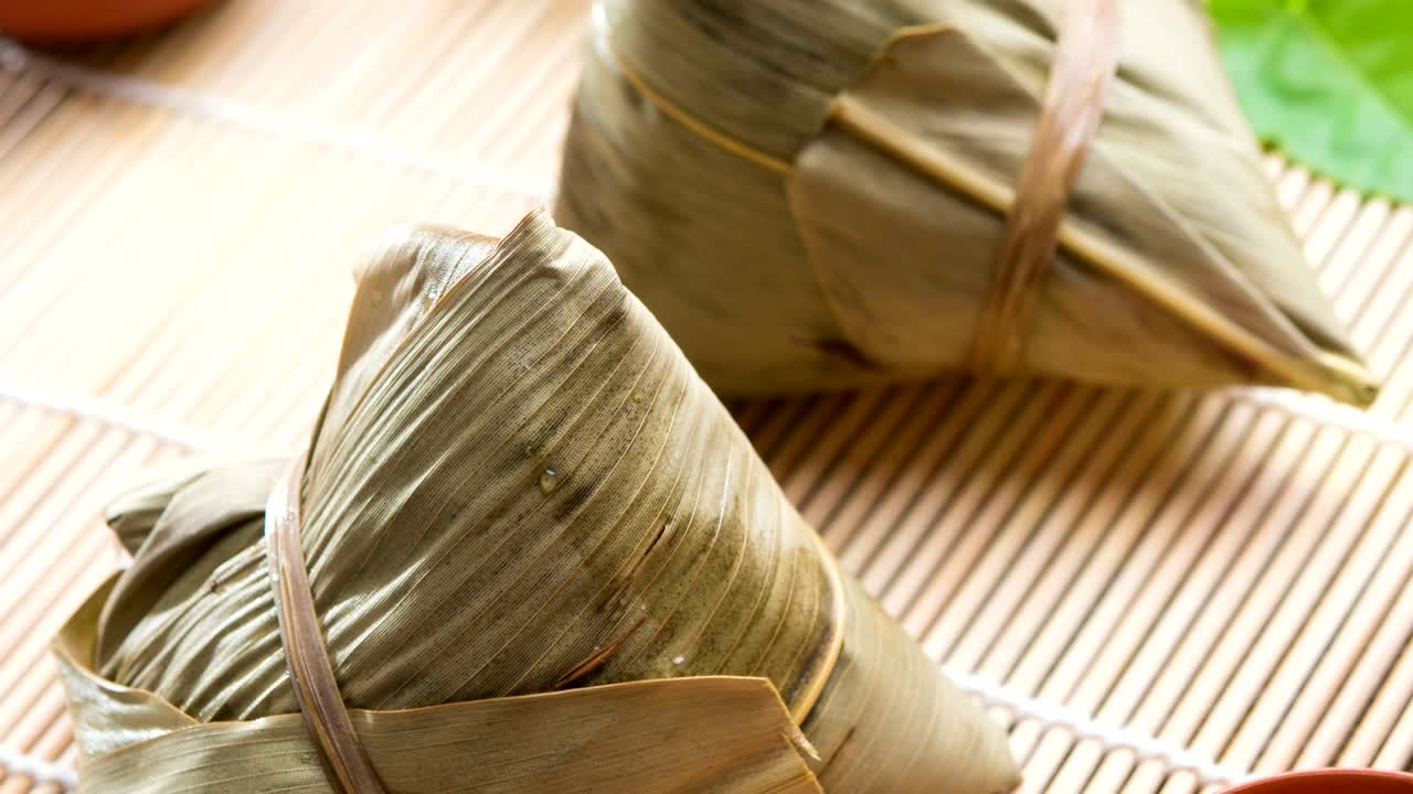 dumplings glutinosos asiáticos