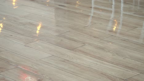 wooden tile flooring