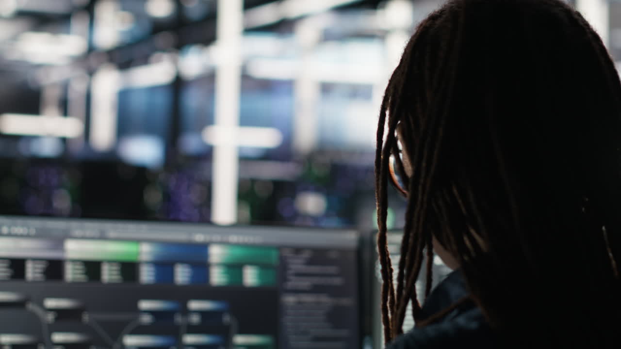 Data center system administrator using algorithms to analyze large datasets