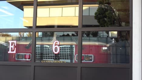 fire truck in station, santa monica