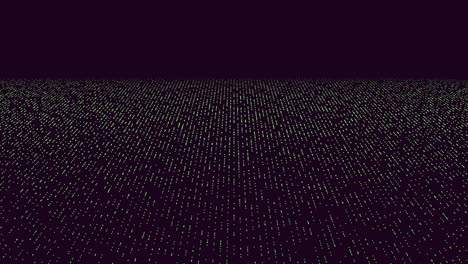 vibrant green dots on a mysterious dark background