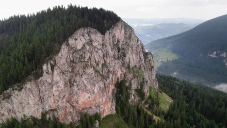 rotating around a giant cliff rock face