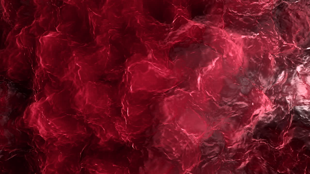 Fantasy red waves pattern on black gradient