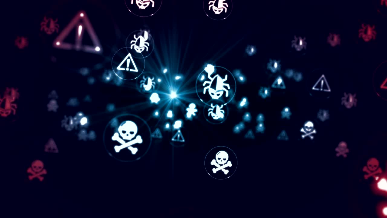 사이버 범죄 기호 루프