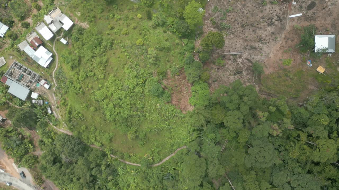 Beautiful Aerial View Of De'Remin Kpg Sapit Padawan Sarawak