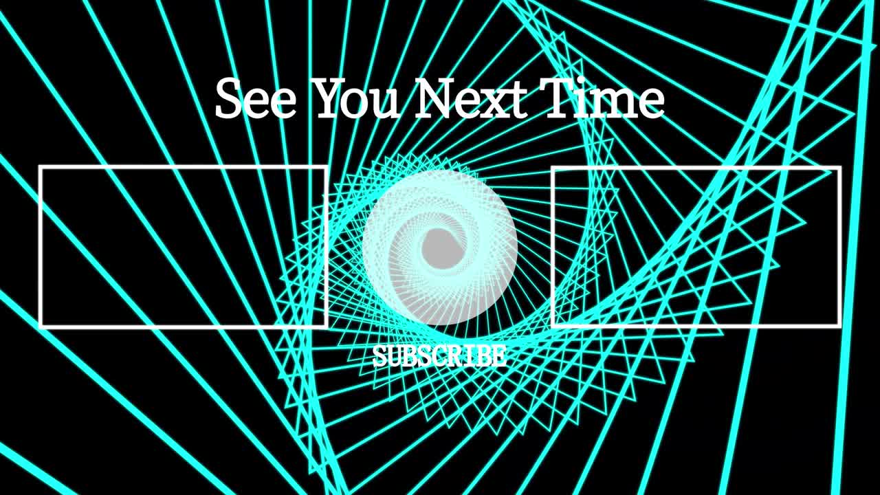 모양 연속 진행 끝 카드 끝 화면 모션 그래픽