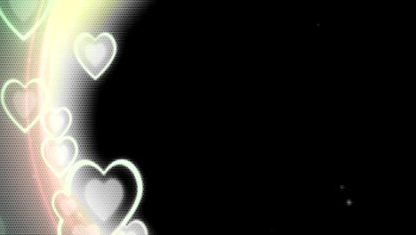 computer generated animated moving motion background for wedding