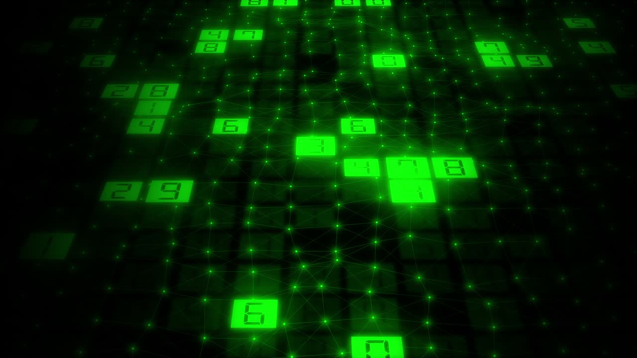 Abstract background with binary code