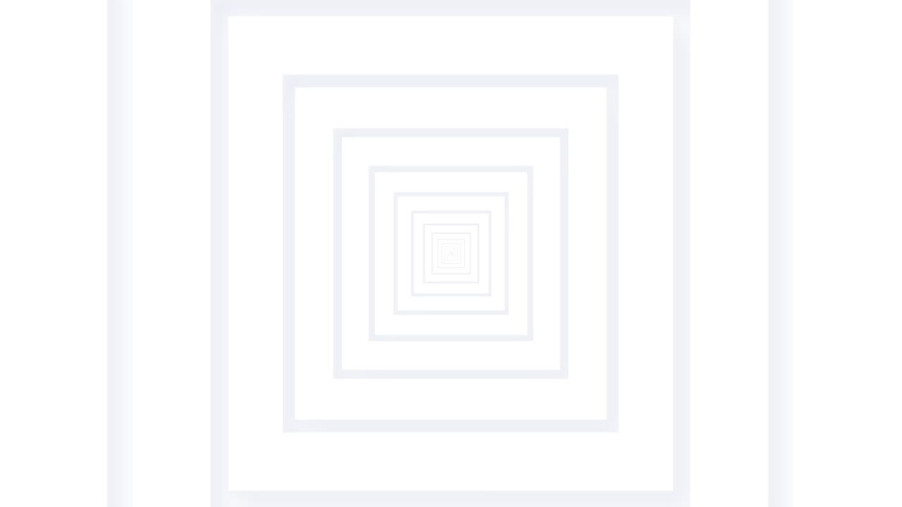 animación de cuadrados blancos que irradian en un bucle sin costura