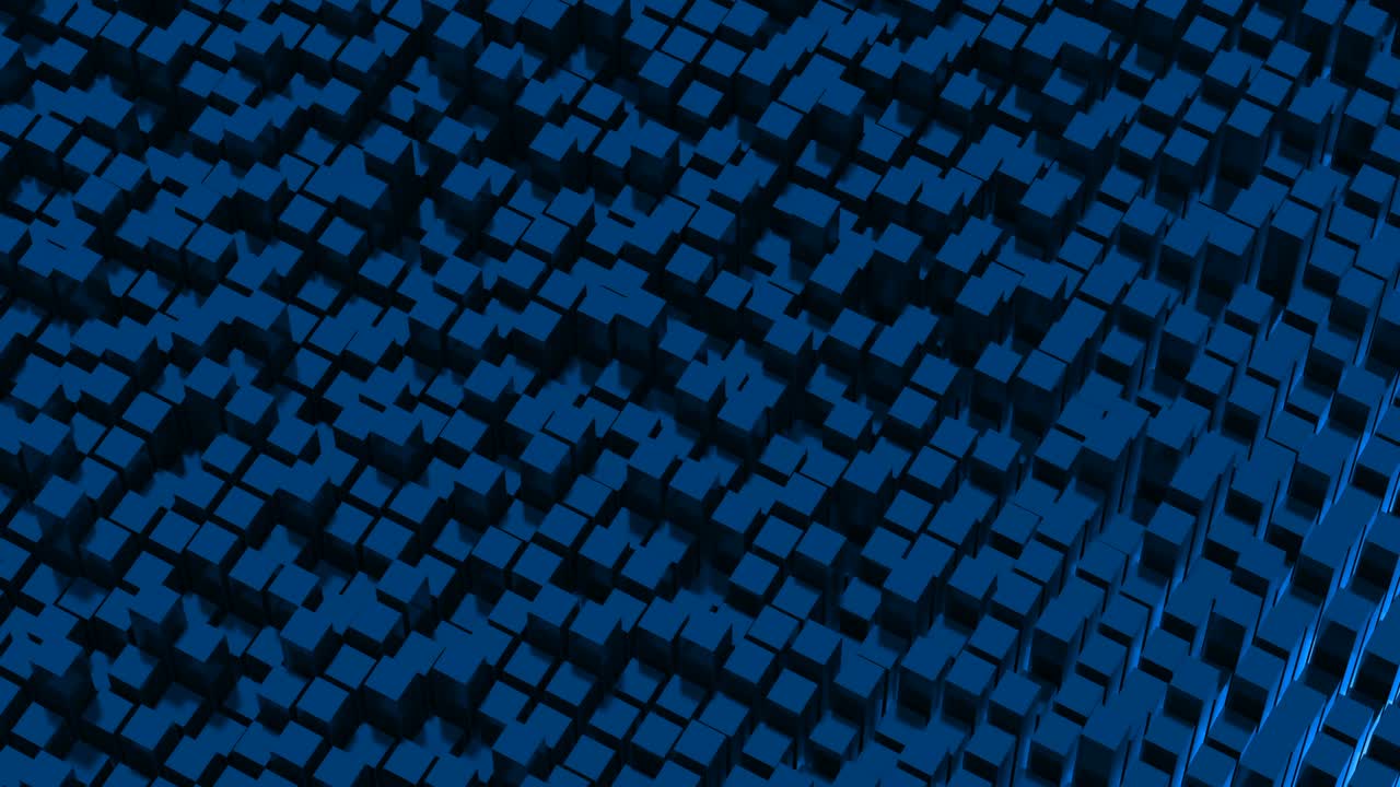4K Abstract Looped Cubic Background