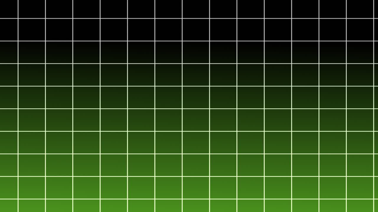 Black and Green Gradient Background with White Grid Pattern