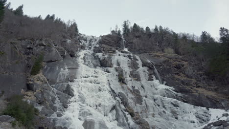 Italian-mountains-icy-waterfall-tilt-up-down-short-4k-Sony-a6300-25p-S-Log2