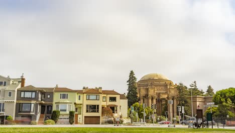 time-lapse:-the-palace-of-fine-arts-and-cityscape