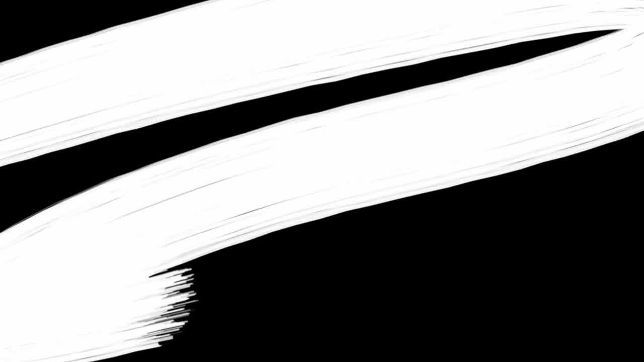 Abstract White Brush Strokes Transition