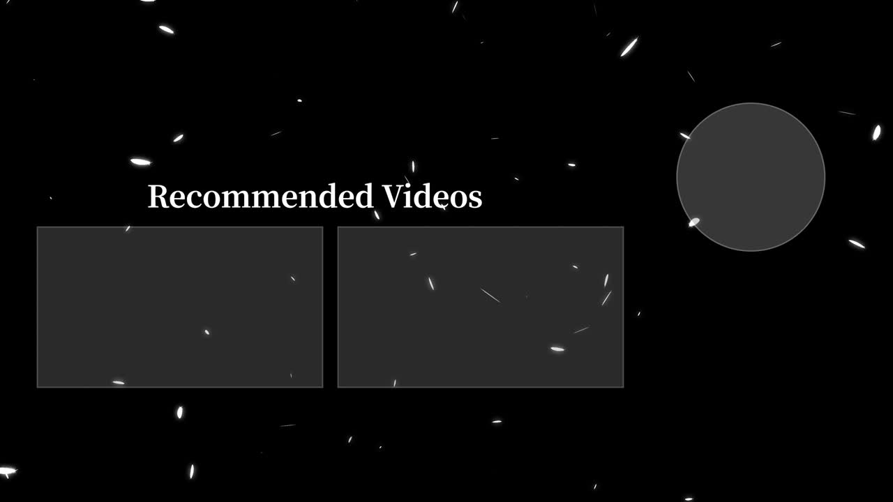 Feather falling Particles end card ending screen motion graphics