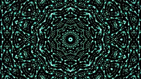seamless circle. 4k,bright light that arranges subtle color blue movements with dots waves