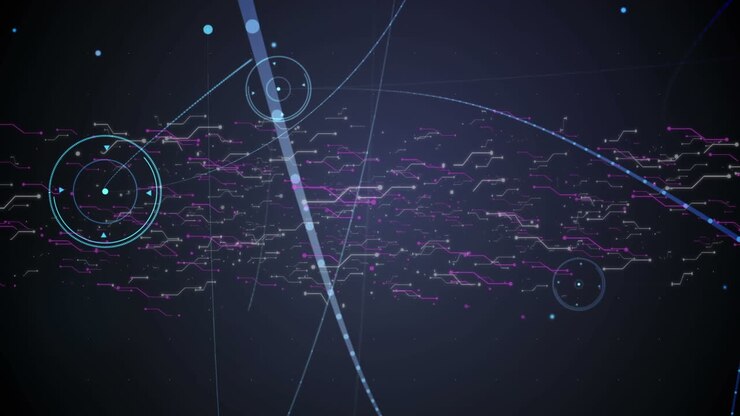 Animation of scope scanning with networks of connections