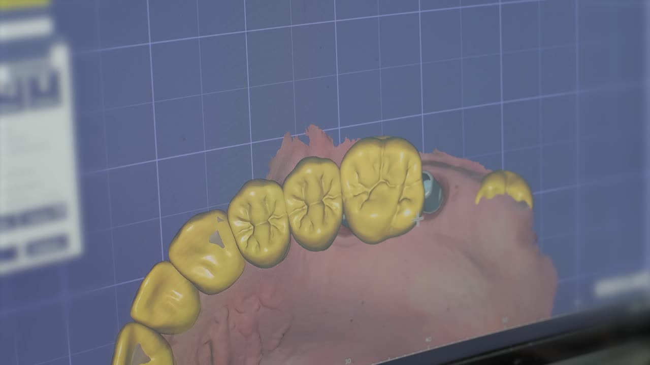 software de cad dental para el diseño de coronas de zirconia