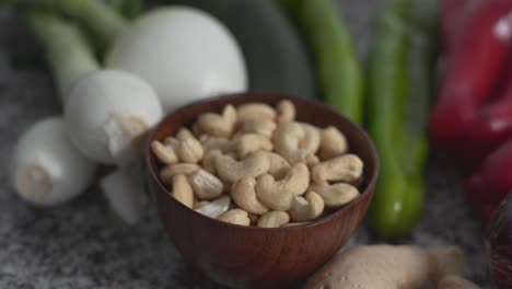 cashews and vegetables