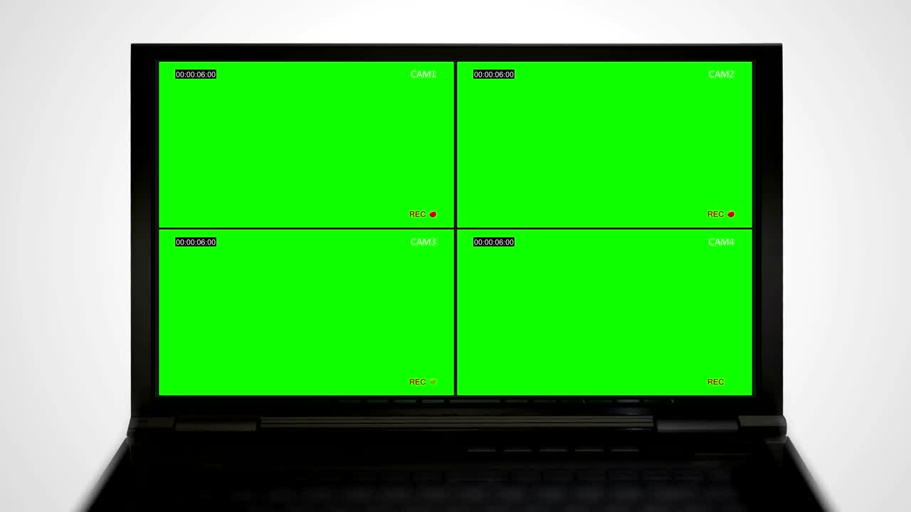 노트북 모니터 cctv 보안 디스플레이