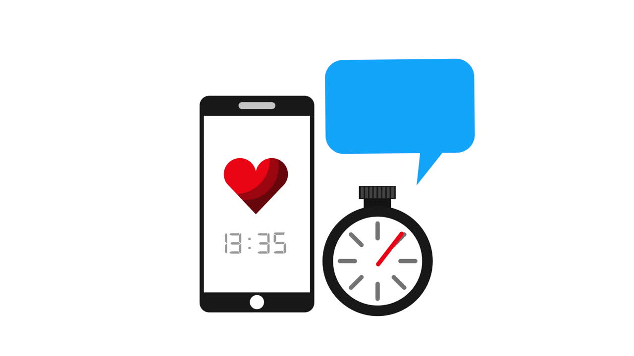 스마트 폰 애니메이션으로 건강한 라이프 스타일