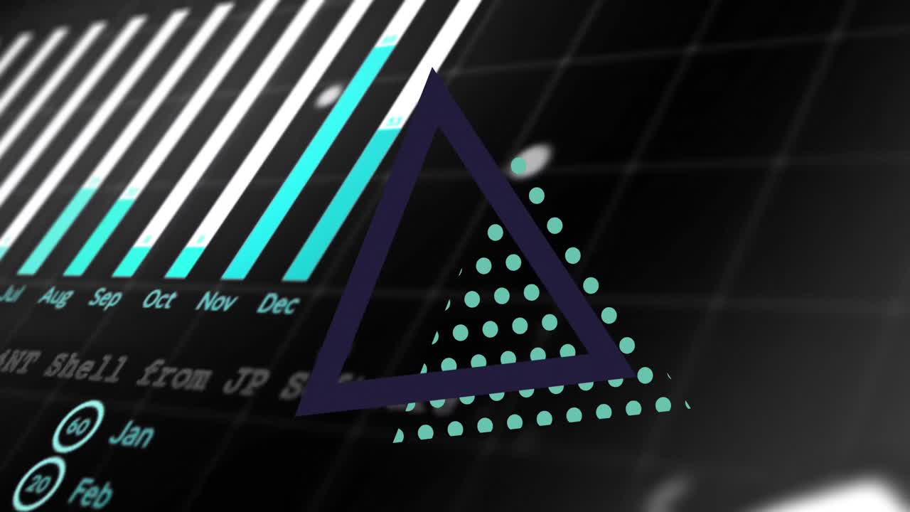데이터 처리를 통한 모양의 애니메이션