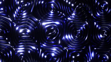 modello di metallo blu astratto