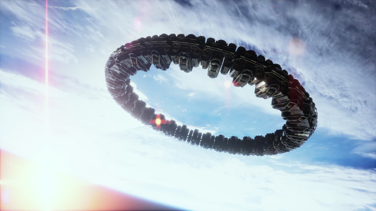 지구 근처를 날아다니는 정체되지 않은 외계인 우주선 nasa에 의해 제공된 요소